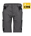DASSY Axis NEXT D-Flex Dames Korte Werkbroek Stretch Grijs/Zwart
