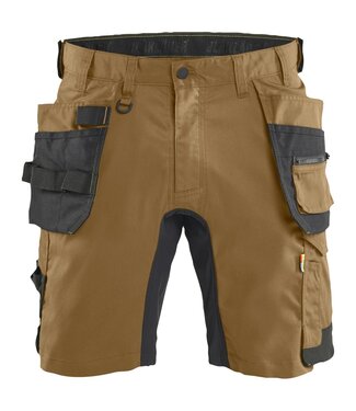 Blaklader Blaklader 1752 Korte Werkbroek Stretch Bruin/Zwart