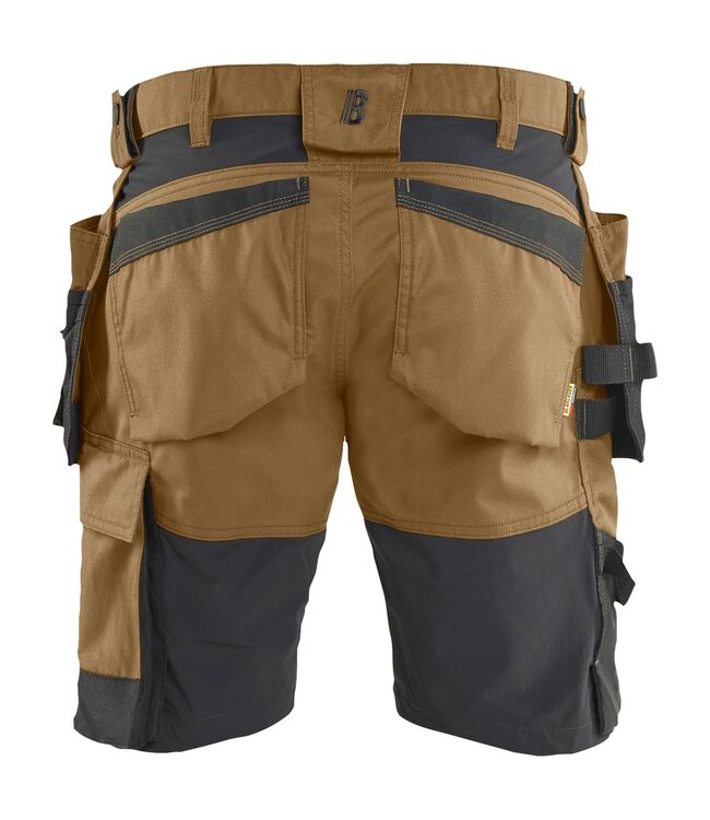 Blaklader 1752 Korte Werkbroek Stretch Bruin/Zwart