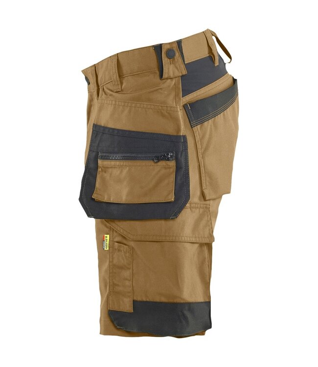 Blaklader 1752 Korte Werkbroek Stretch Bruin/Zwart