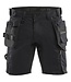 Blaklader 1752 Korte Werkbroek Stretch Zwart