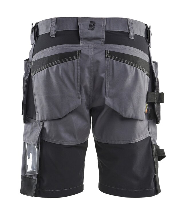 Blaklader 1752 Korte Werkbroek Stretch Medium Grijs