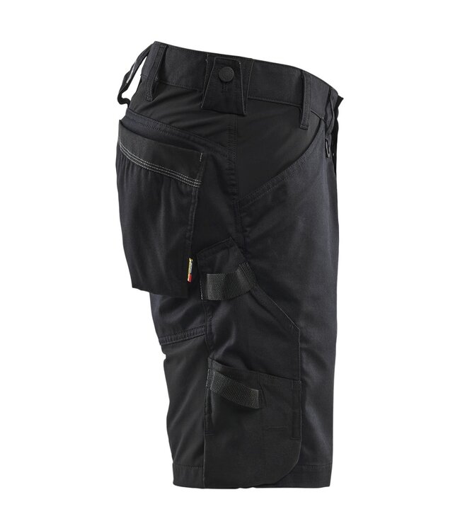 Blaklader 1753 Korte Werkbroek Stretch Zwart