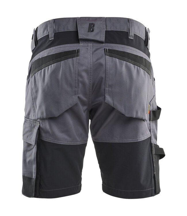 Blaklader 1753 Korte Werkbroek Stretch Medium Grijs