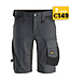 Snickers 6143 Korte Werkbroek Stretch AllroundWork Staalgrijs/Zwart