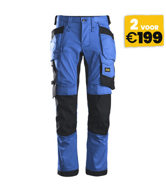 Snickers Workwear Snickers 6241 Stretch Werkbroek AllroundWork Blauw/Zwart