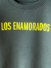 Los Enamorados Kaki Sweater with Yellow Logo