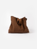 Bielo for Los Enamorados LE Tote Bag Dark Brown on Camel