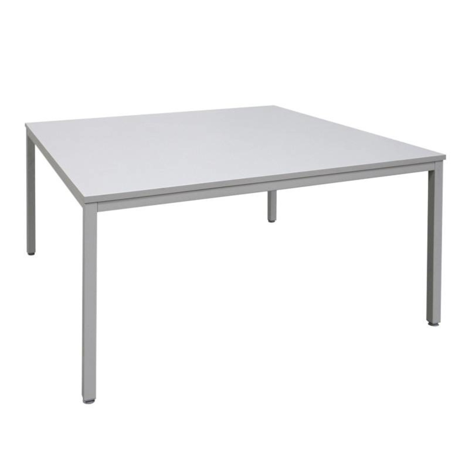 Afleiding Omkleden Nauw Grijze polyvalente tafel Standaard 140x140 | Inofec.be - Inofec  Kantoormeubelen