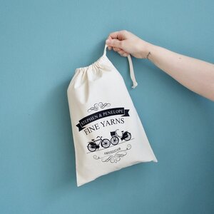 Stephen & Penelope PROJECT BAG - STEPHEN & PENELOPE BIKES CREAM Stephen & Penelope PROJECT BAG - STEPHEN & PENELOPE BIKES CREAM