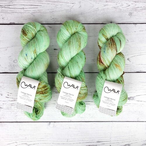 WALK collection COTTAGE MERINO - MINT BRITTLE