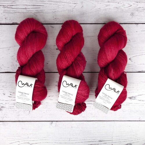 WALK collection COTTAGE MERINO - LIPSTICK
