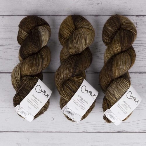 WALK collection COTTAGE MERINO - TOBACCO