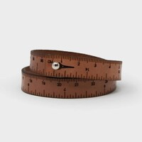 WRIST RULER - MEDIUM BROWN