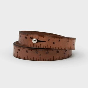 I Love Handles WRIST RULER - MEDIUM BROWN