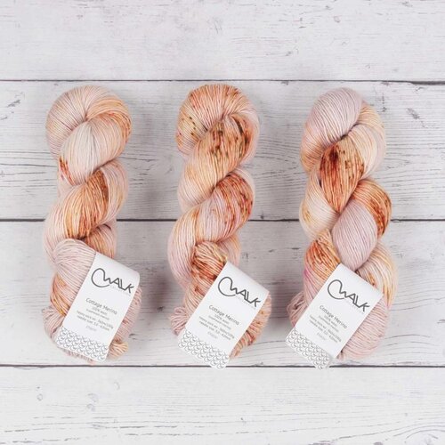 WALK collection COTTAGE MERINO - POWDERED PEACH WALK collection COTTAGE MERINO - POWDERED PEACH