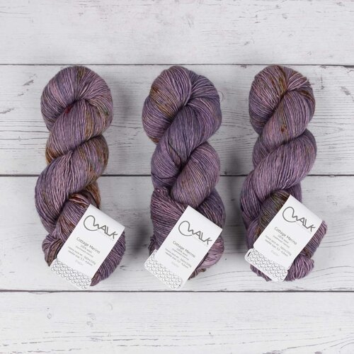 WALK collection COTTAGE MERINO - PLUM BRITTLE