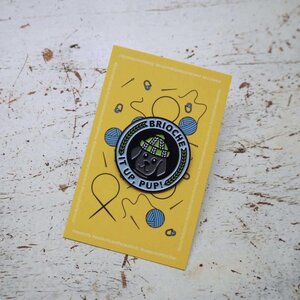 Westknits BRIOCHE PUP ENAMEL PIN Westknits BRIOCHE PUP ENAMEL PIN