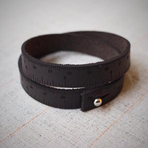 I Love Handles WRIST RULER - DARK BROWN