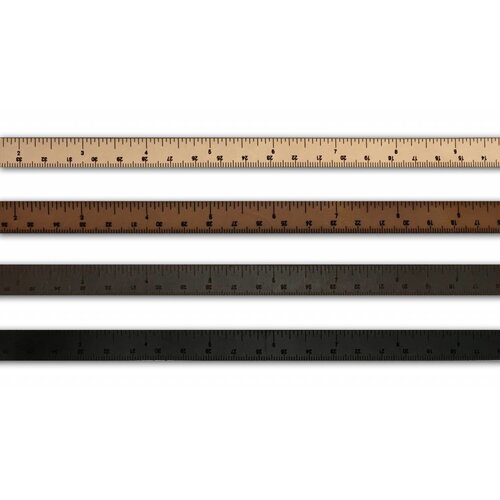 I Love Handles WRIST RULER - DARK BROWN