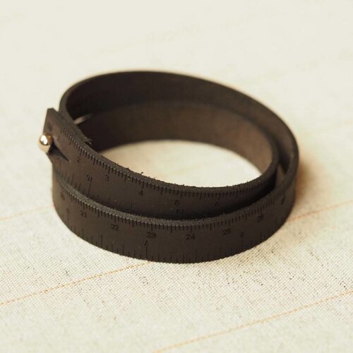 I Love Handles WRIST RULER - DARK BROWN