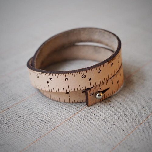 I Love Handles WRIST RULER - NATURAL