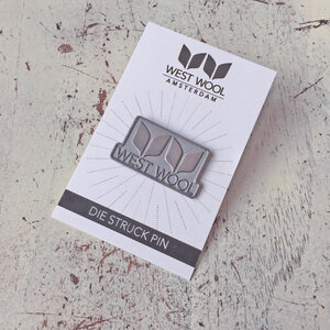 Stephen & Penelope WEST WOOL ENAMEL PIN Stephen & Penelope WEST WOOL ENAMEL PIN