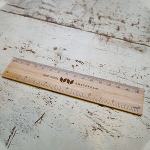 West Wool WESTWOOL BAMBOO RULER
