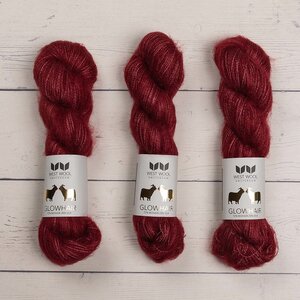 West Wool GLOWHAIR BERRY