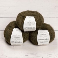 MÅNESTRÅLE - MØRKEGRØN