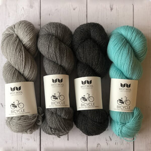 Westknits WK TRIANGLEGRAM - KIT AQUAMARINE