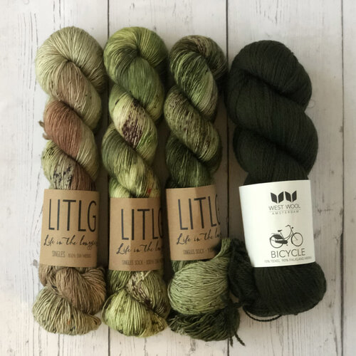 Westknits WK CHOPPY WAVES - KIT GREEN