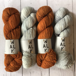 WALK collection TWO COLOUR COMBO - SNOW FOREST