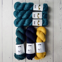 WK MOHAIR MIXER - KIT TEAL