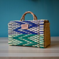 PEERIE MAKER - ZIG ZAG BLUE GREEN