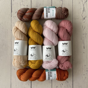 Westknits WK SPLASHING TIDES - KIT PINK & ORANGE