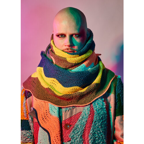 Westknits WK SPLASHING TIDES - KIT PINK & ORANGE