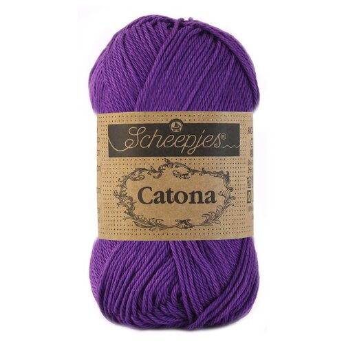 Scheepjes CATONA - DEEP VIOLET 521 Scheepjes CATONA - DEEP VIOLET 521