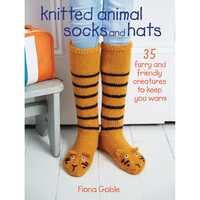 KNITTED ANIMAL SOCKS AND HATS by FIONA GOBLE