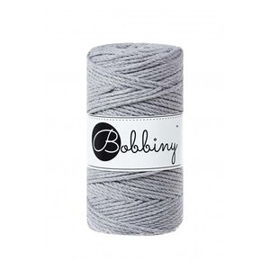 Bobbiny Cords 3PLY MACRAMÉ ROPE 3MM - SILVER