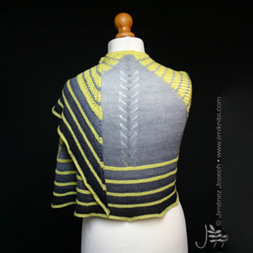 Stephen & Penelope REFRACTION SHAWL by JIMIKNITS