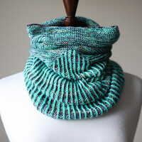 GARTER SNAKE COWL by LAVANYA PATRICELLA