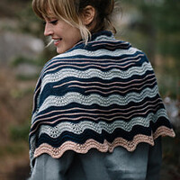 WILDWOOD SHAWL by ANDREA MOWRY