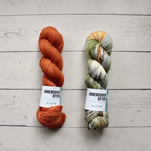 Stephen & Penelope FINGERING BRIOCHE BANDANA COWL by LAVANYA PATRICELLA