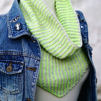 FINGERING BRIOCHE BANDANA COWL by LAVANYA PATRICELLA