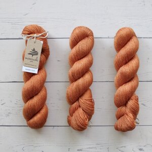 Mominoki Yarn RAMIE SILK - ORANGE COSMOS