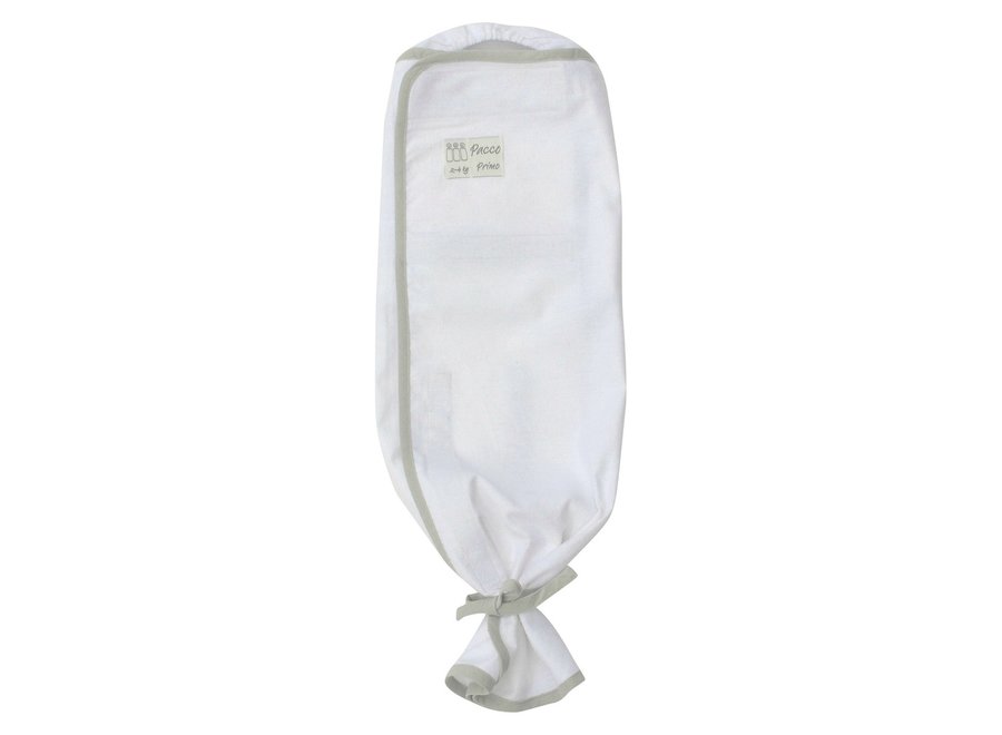 Pacco Primo inbakerdoek, wit (2-4 kg)