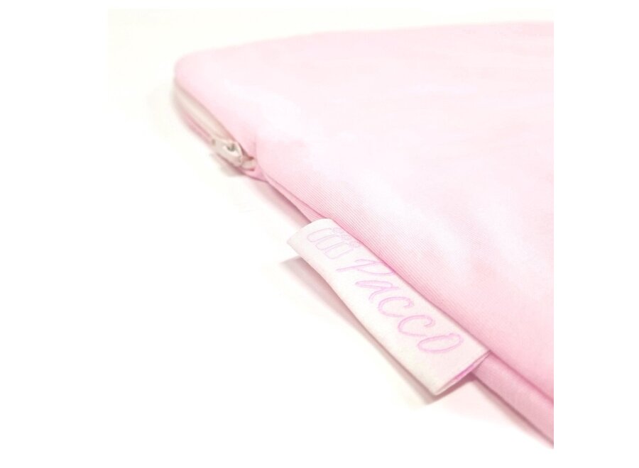 Pacco Winterslaapzak met afritsbare mouwen - roze - 90 cm