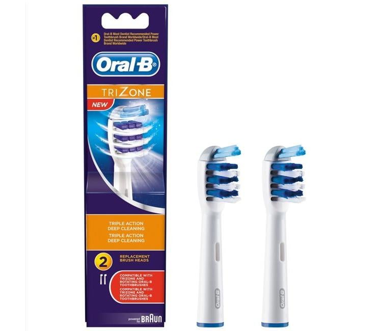 vijand Afstotend Dakloos Oral-B TriZone opzetborstels aanbieding | 2 stuks | NU € 9,35 -  TandenborstelOutlet™