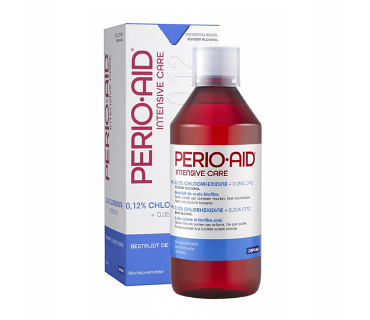 Perioperatieve periode veiligheid Opnieuw schieten Perio-Aid Intensive Care Mondspoeling 0,12% Chloorhexidine | NU € 7,35 -  TandenborstelOutlet™